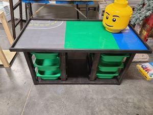 308. Custom Made Lego Table