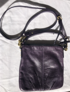 Deep Purple Coach Crossbody bag