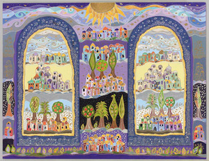 Ilan Hassan Print “Windows to Jerusalem”