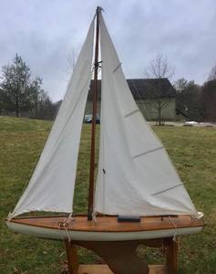 Antique Wooden Sailboat 1928