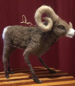 Felted Big Horn Sheep