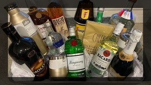 Home Bar Basket