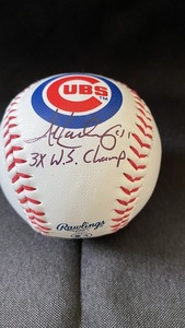 John Lackey/Cubs - Autographed Baseball #8