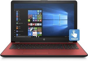 HP Flyer Red 15.6 Inch Laptop (refurbished) & Case