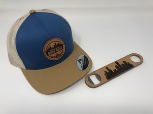 Snapback Hat and Milwaukee Wooden Bottle Opener