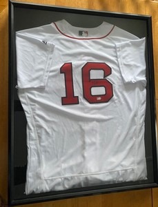 Boston Red Sox Andrew Benintendi Framed Jersey