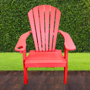 Red Adirondack Chair