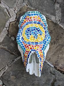 Zuni Bear Mosaic Skull