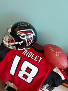 4.  FALCONS! Matt Ryan & Calvin Ridley Autographs