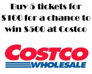 5 tickets Costco Gift Card Drawing