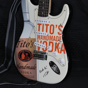 Tito's Vodka Custom Limited-Edition Guitar: Signed