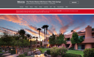 Westin Rancho Mirage - August Weekend Lodging