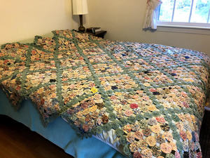 Handmade Bedspread, 72" x 84"