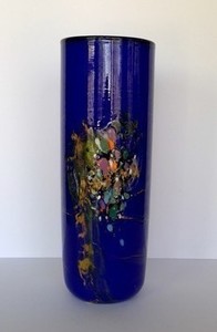 Blue Glass Vase