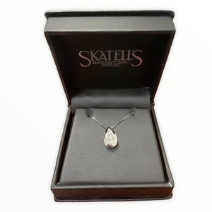 Skatell's Three Stone Diamond Necklace