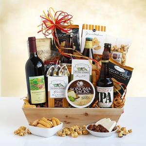 Craft Wine and Beer Basket