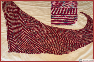 Hand knitted Shawl