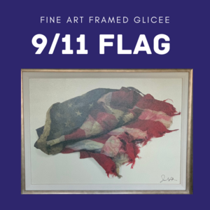 Framed 9/11 Flag Fine Art Print