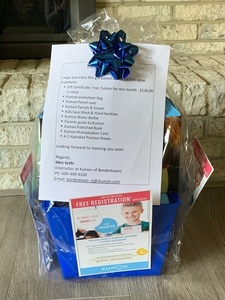 KUMON Gift Basket and Gift Certificate