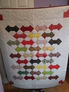 Handmade Bow Tie Quilt