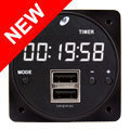 Mid Continent Instruments CH93-2 USB Charger Clock