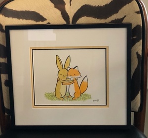 Gergely Dudas Original Artwork of Fox & Rabbit