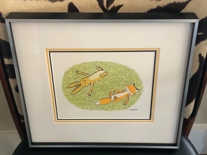 Gergely Dudas Original Artwork of Fox & Rabbit 2