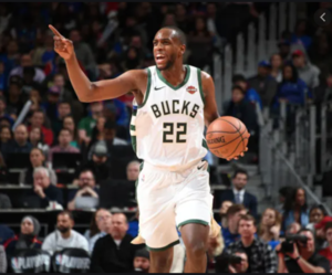 Khris Middleton signed Bucks jersey