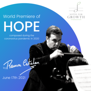 World Premiere "Hope" Signed Photo & Music Sheet