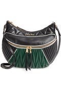 Miu Miu Lg Rider Matelasse Leather Shoulder Bag