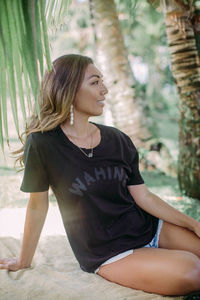 Tee WAHINE in Black – size L