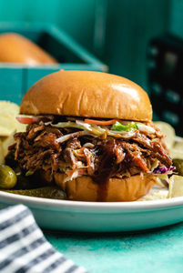 A Pulled Pork meal for 20 with all the fixins