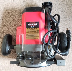 Toughset 2 1/4 HP Electric Plunge Router w/Case