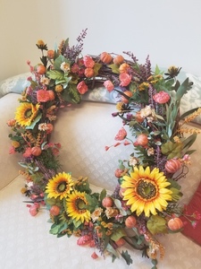 Handmade Fall Wreath