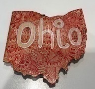 Ohio Refrigerator Magnet