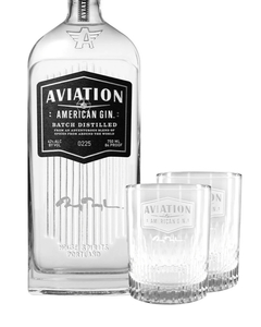 Signature Aviation Gin w/ Glasses