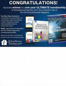 #152 Schoolhouse Teachers Ultimate Online Memb.