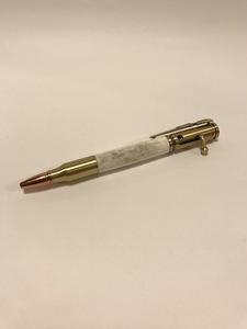 30 Caliber Bolt Action Antler Pen