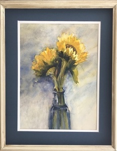 Sunshine Blossoms Original  Watercolor Painting