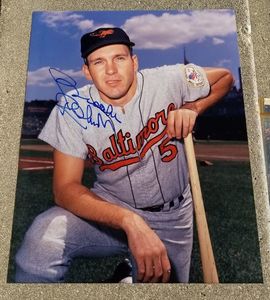 Brooks Robinson autographed photo