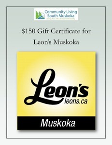 $150 Gift Certificate for Leon's Muskoka