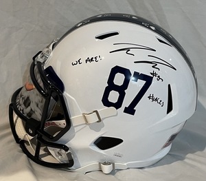 Pat Freiermuth Autographed Penn State Helmet