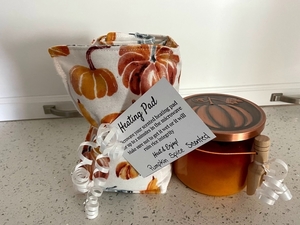 060 Pumpkin Spice Sugar Scrub/Heating Pad