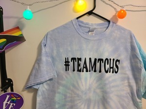 #TeamTCHS Light Blue Tye-dye Shirt