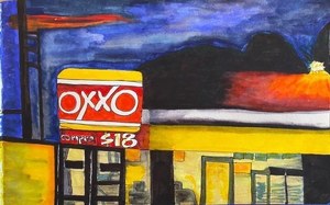 Irene Clouthier Artist OXXO Cuártela 5” x 7