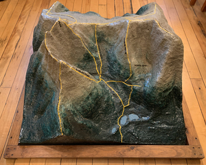 Katahdin Model from Katahdin Stream Campground