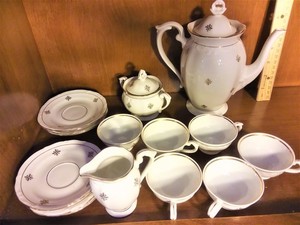 Porcelain coffee set made in Poland