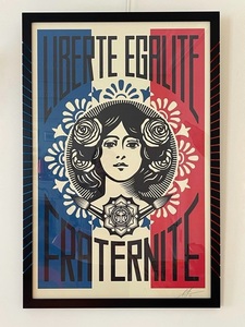 Sérigraphie de l'artiste américain OBEY