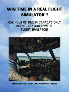 1 hour in a Flight Simulator - Canadian North Air