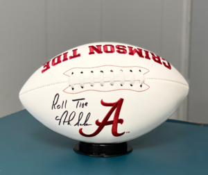 Nick Saban Signed Football